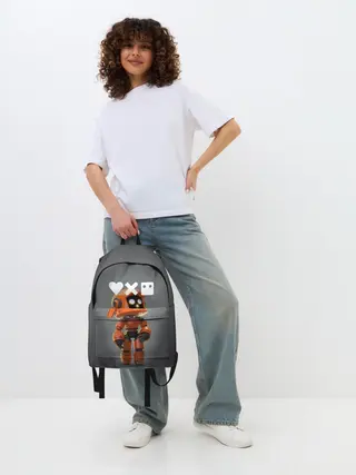 Рюкзак джинсовый / Love, Death and Robots | K-VRC