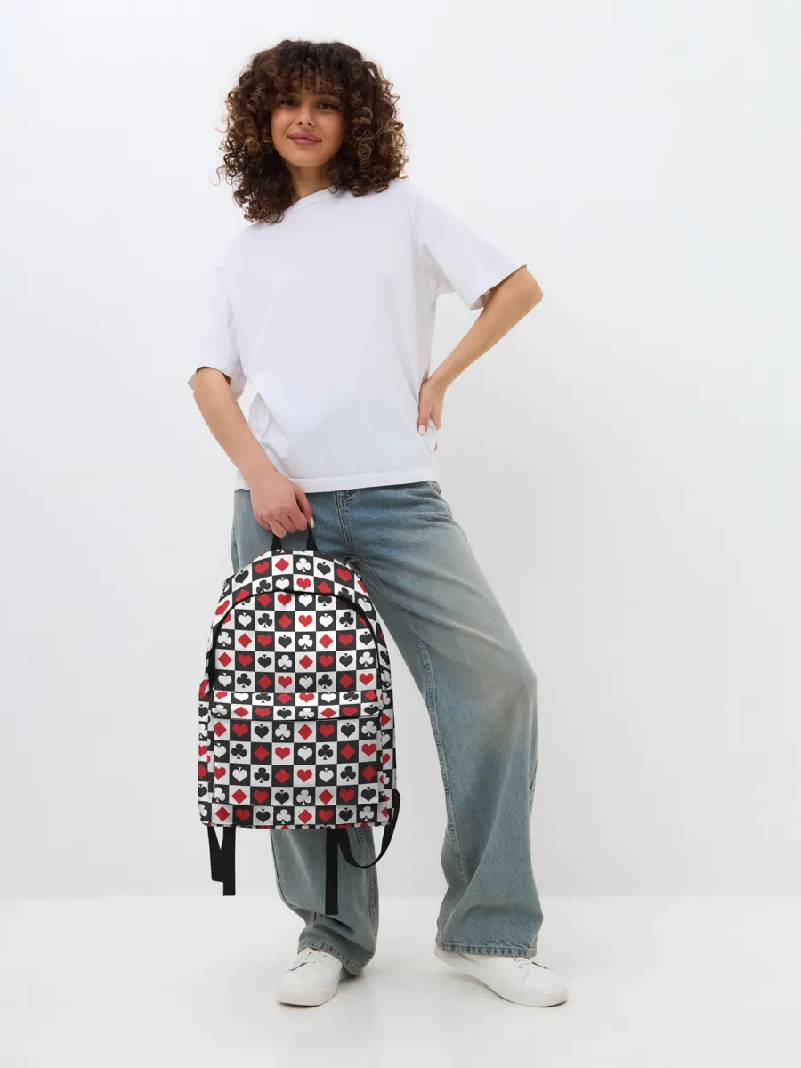 Рюкзак джинсовый / SODA LUV | КАРТОЧНЫЕ МАСТИ