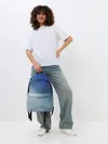 Рюкзак джинсовый / Текстура. Оттенки льда