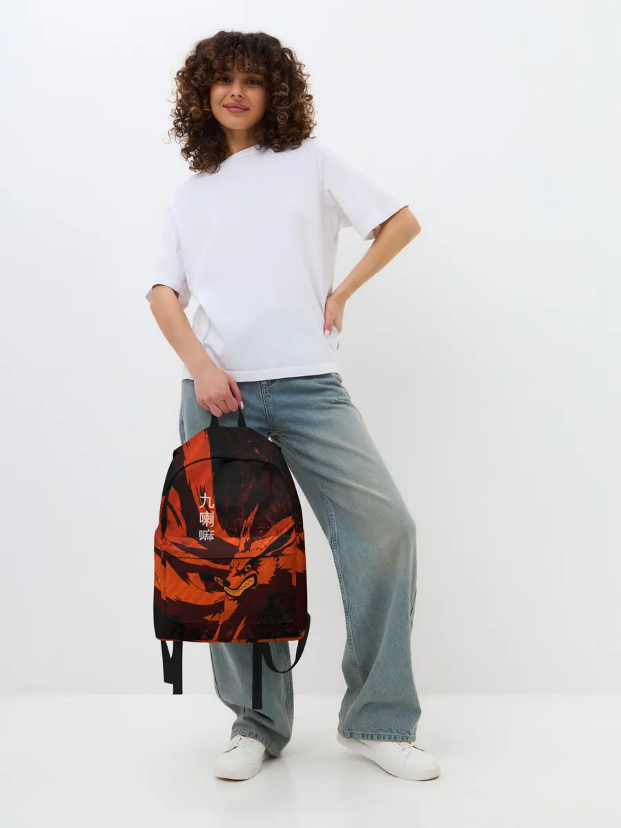 Рюкзак джинсовый / Курама / Девятихвостый