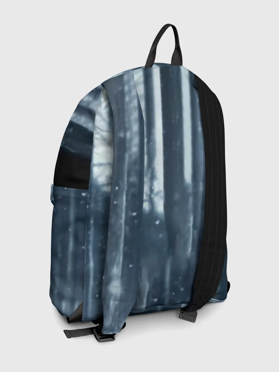 Рюкзак джинсовый / Танджиро и Незуко Камадо в лесу