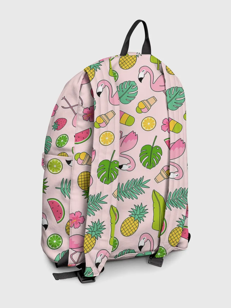 Рюкзак джинсовый / Фламинго | Лето