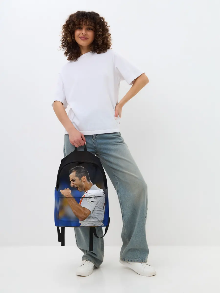 Рюкзак джинсовый / Генрих Мхитарян