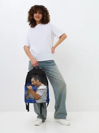 Рюкзак джинсовый / Генрих Мхитарян