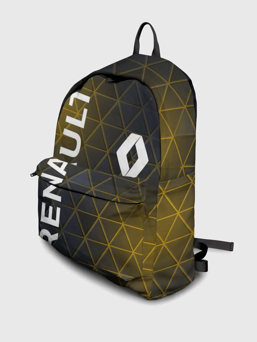 Рюкзак джинсовый / RENAULT РЕНО ЖЕЛТАЯ ГЕОМЕТРИЯ
