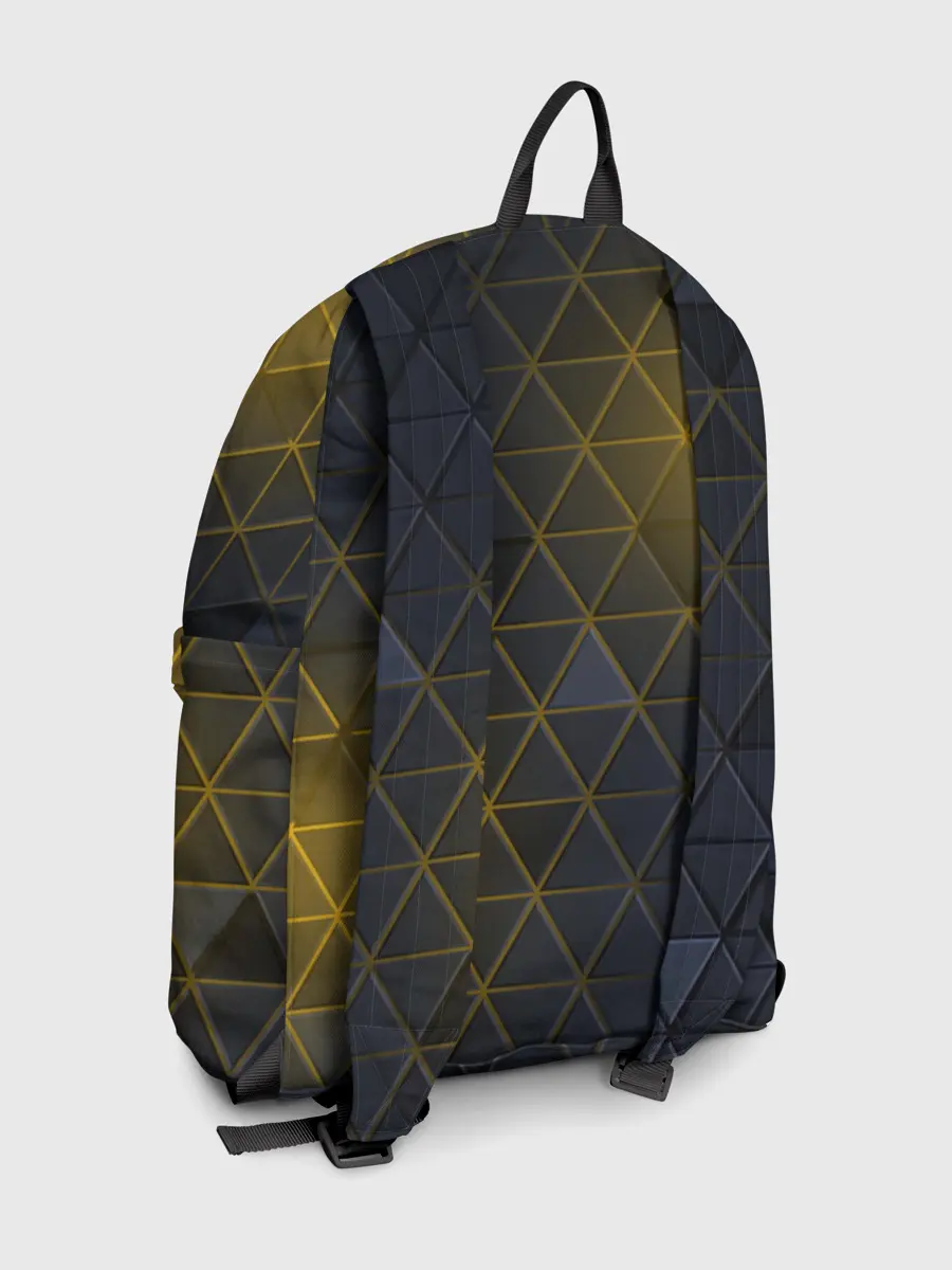 Рюкзак джинсовый / RENAULT РЕНО ЖЕЛТАЯ ГЕОМЕТРИЯ