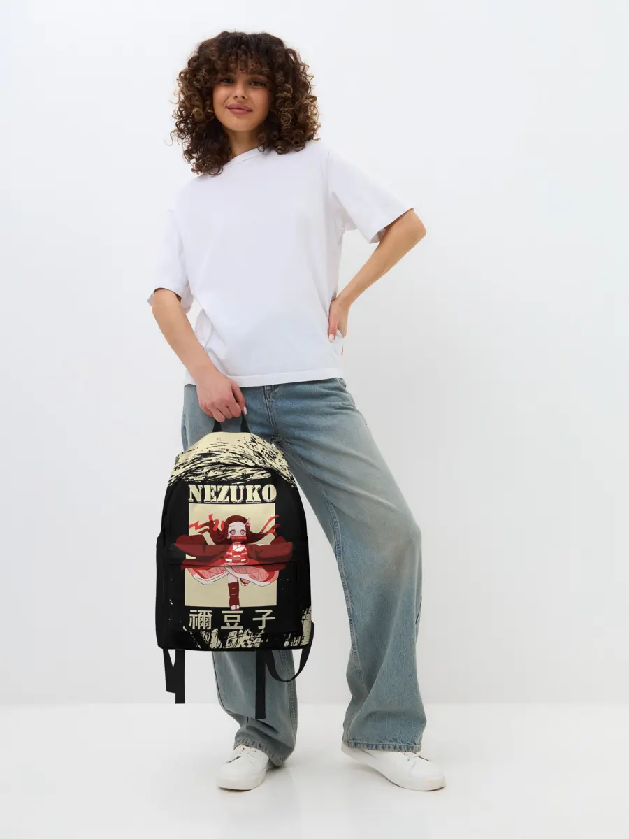 Рюкзак джинсовый / NEZUKO | Kimetsu no Yaiba