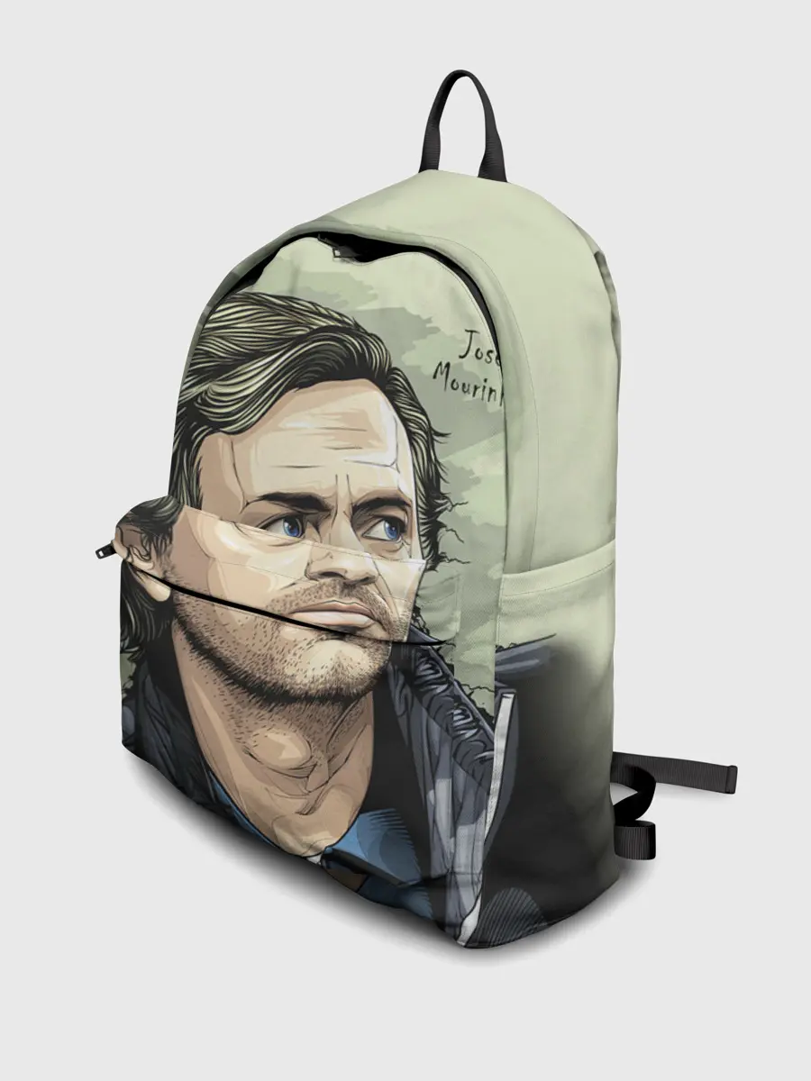 Рюкзак джинсовый / Размышления о футболе Моуринью