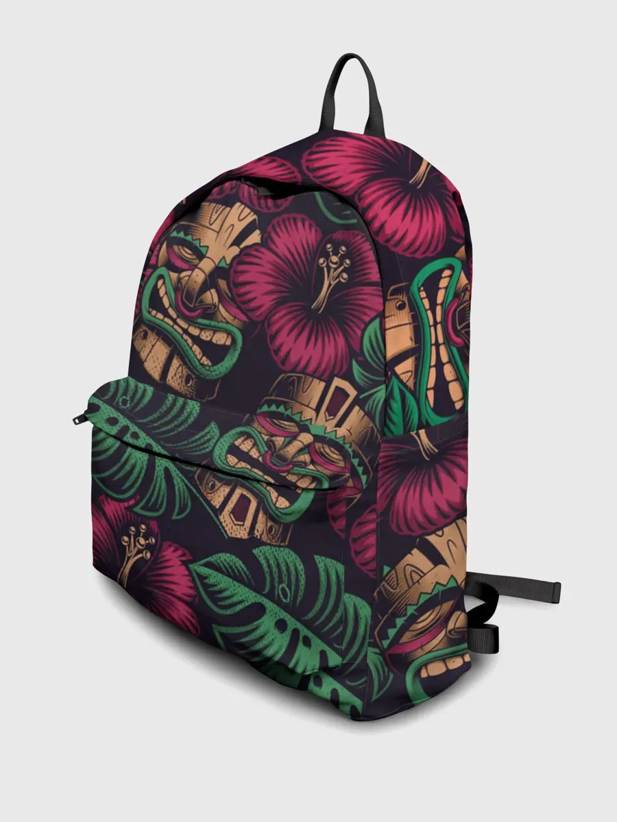 Рюкзак джинсовый / Тропический