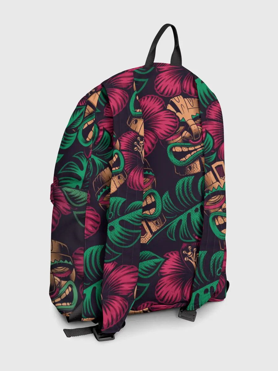 Рюкзак джинсовый / Тропический