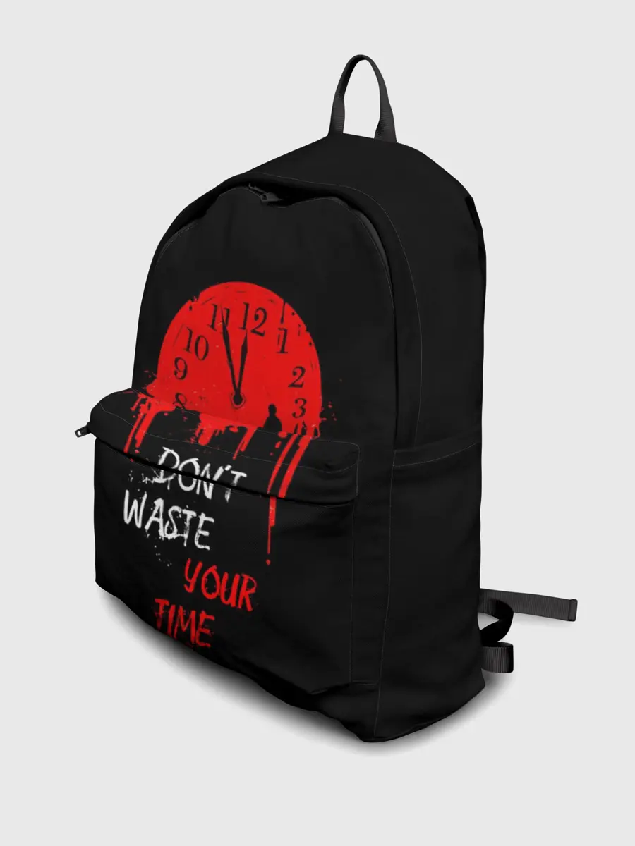 Рюкзак джинсовый / Не растрачивай свое время