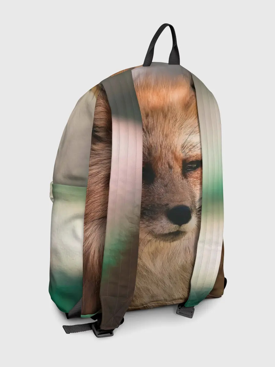 Рюкзак джинсовый / Строгая лисица