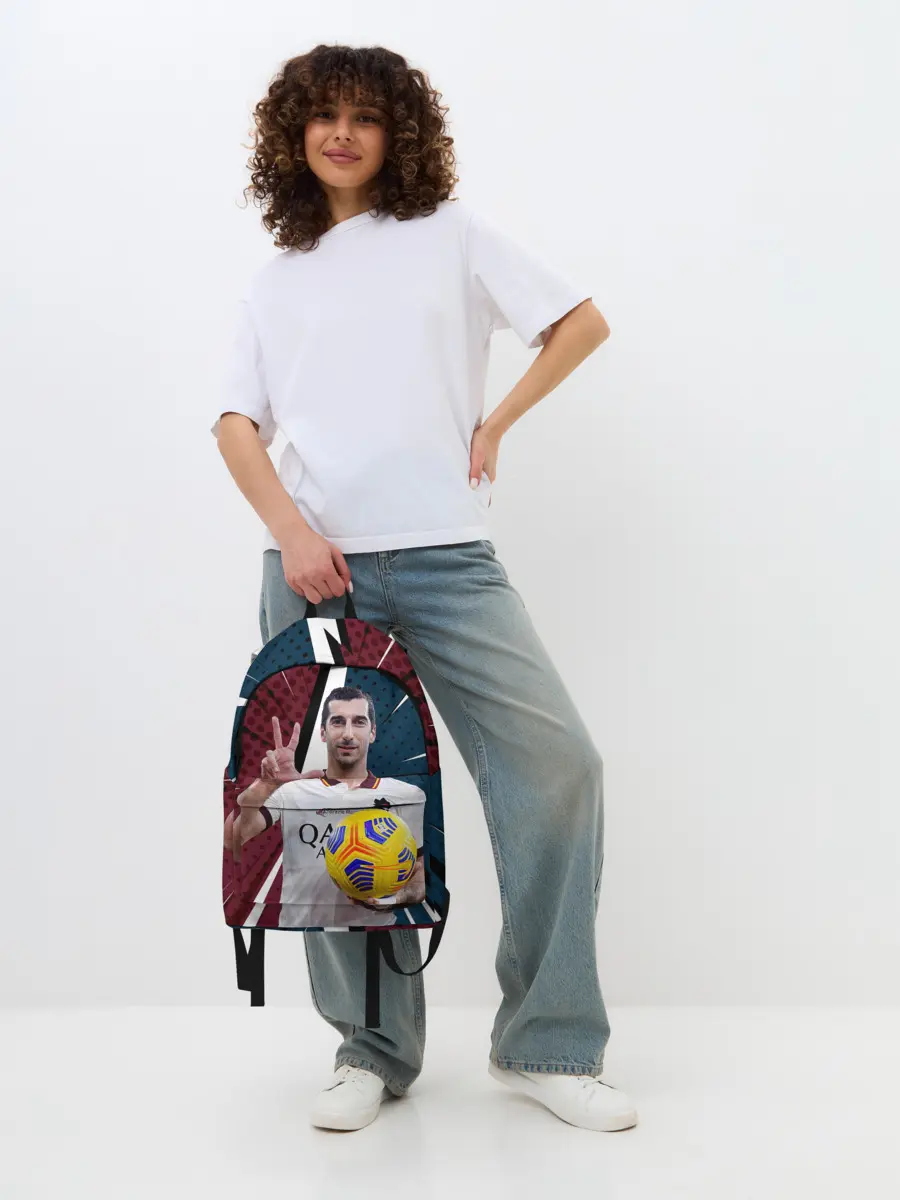 Рюкзак джинсовый / Генрих Мхитарян