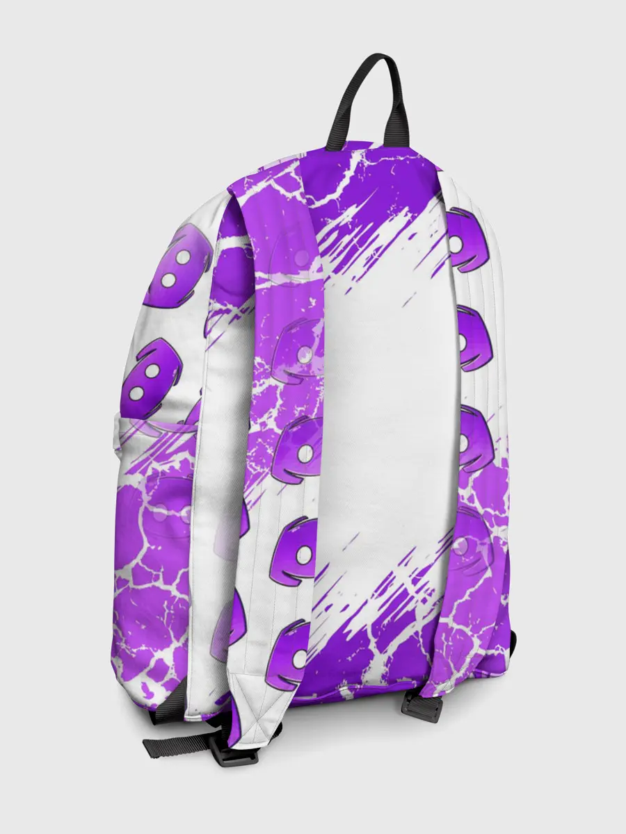 Рюкзак джинсовый / DISCORD / ДИСКОРД / ТРЕЩИНЫ