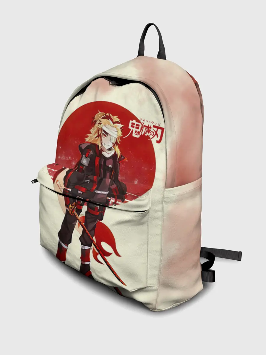 Рюкзак джинсовый / Кенджиро Ренгоку Kimetsu no Yaiba