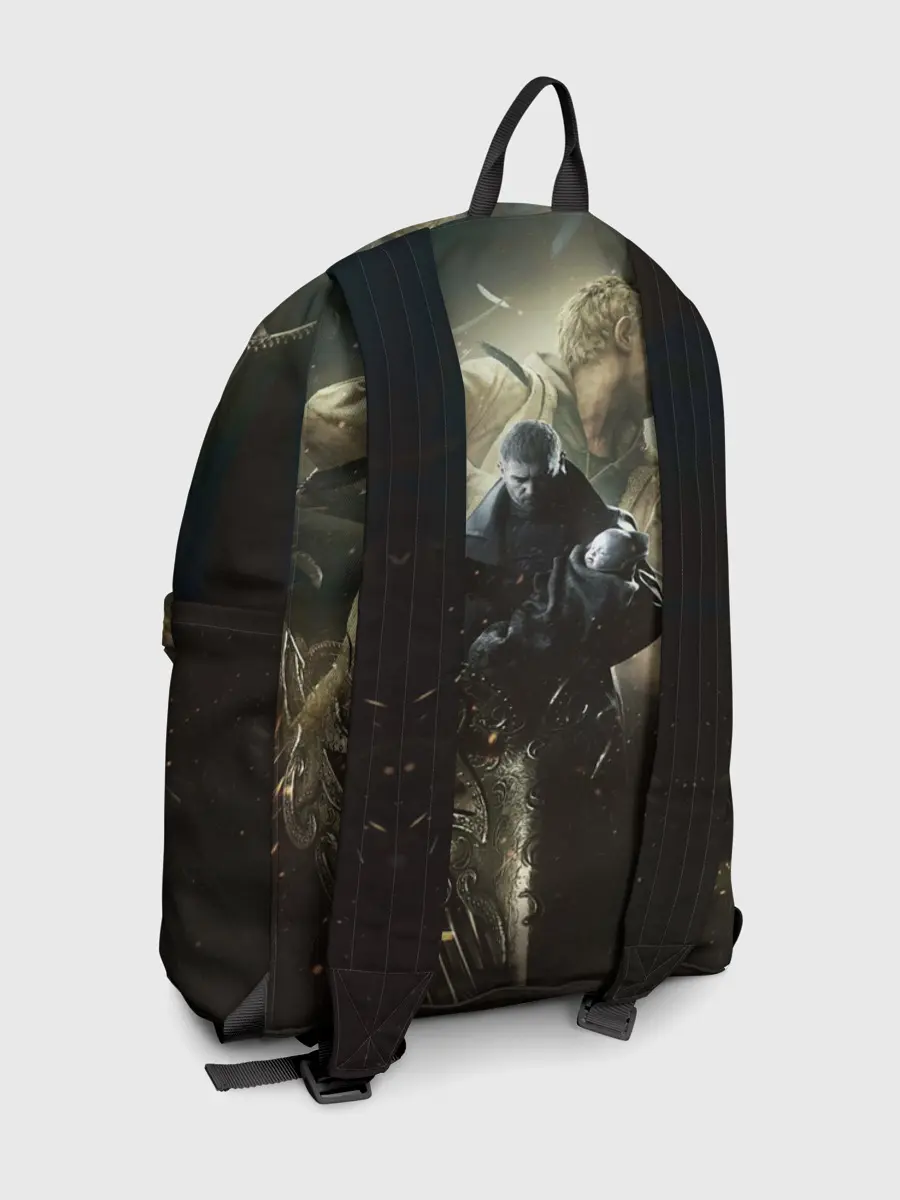 Рюкзак джинсовый / Итан,Крис и деревня RE8