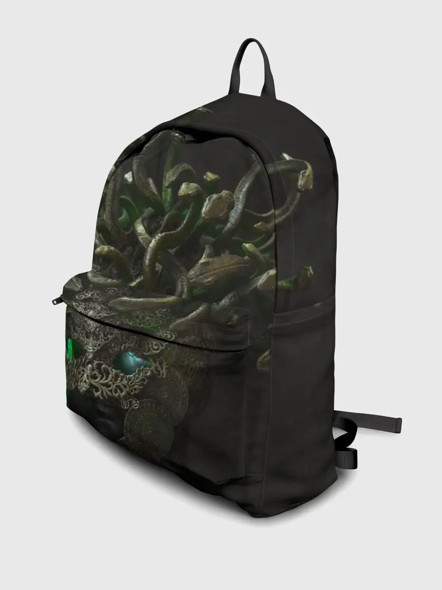 Рюкзак джинсовый / Медуза Горгона | Эвриала