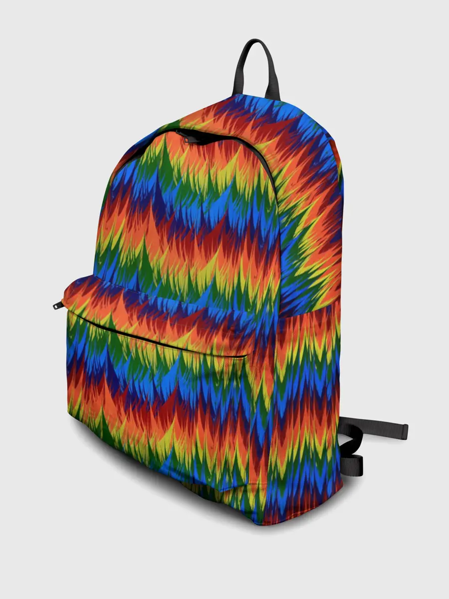 Рюкзак джинсовый / РАДУЖНАЯ КИСЛОТА