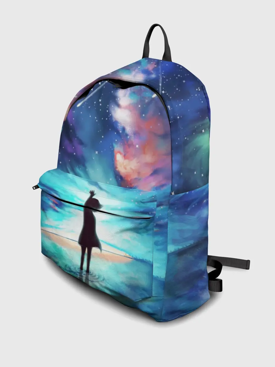 Рюкзак джинсовый / Дотянуться до космоса