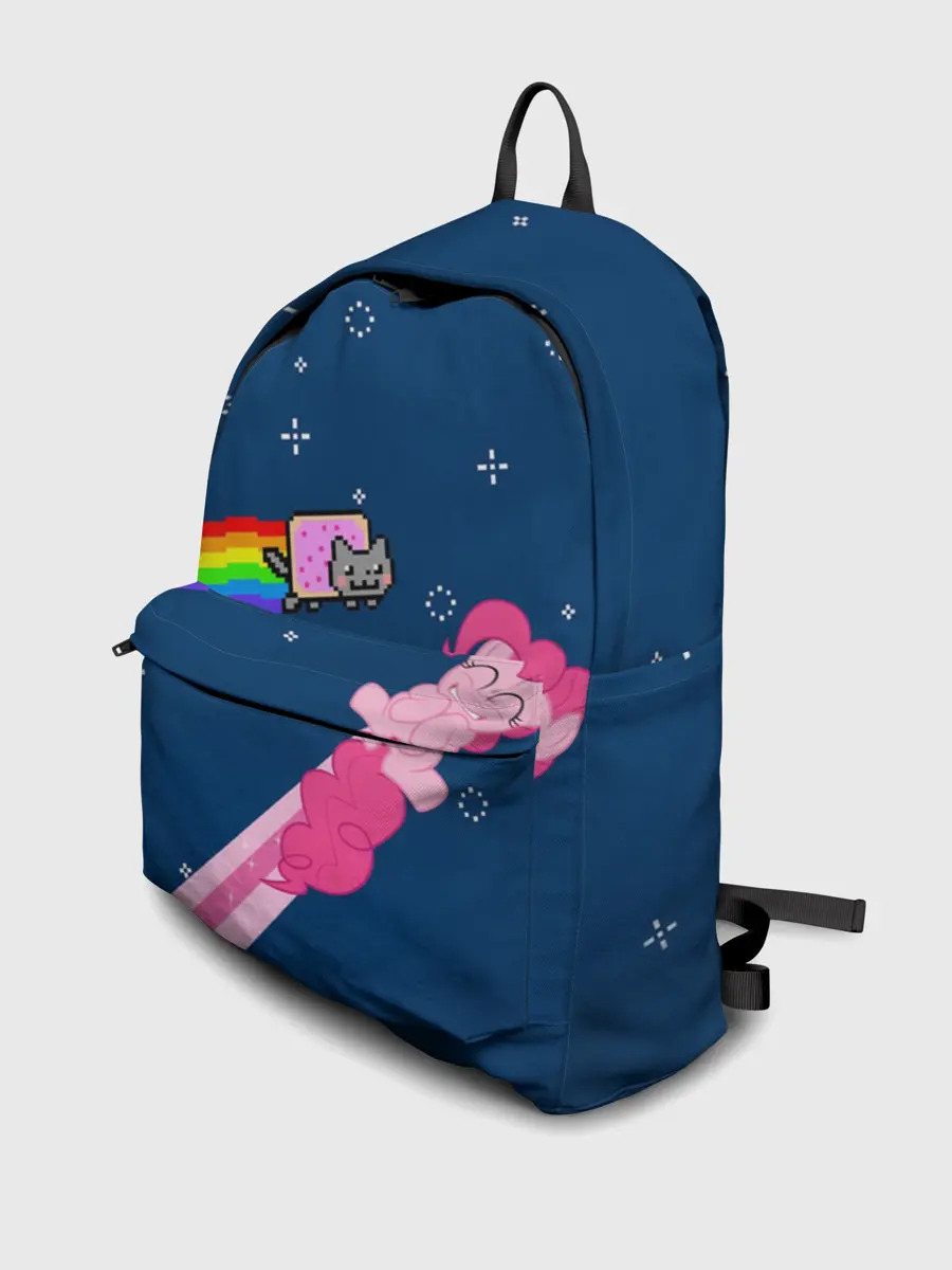 Рюкзак джинсовый / Nyan cat x Pony