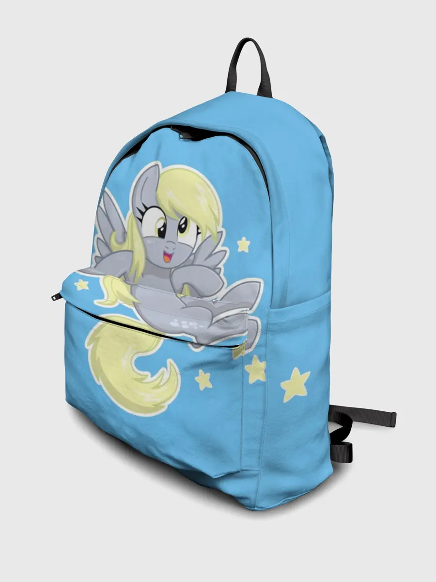 Рюкзак джинсовый / Пони в звёздном небе