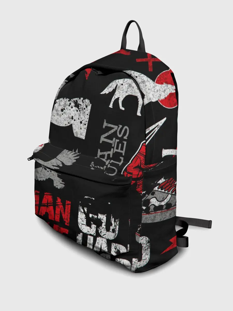 Рюкзак джинсовый / ЧТО ТО МОТИВАЦИОННОЕ 3D