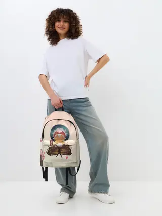 Рюкзак джинсовый / АСТА сакура | Black Clover