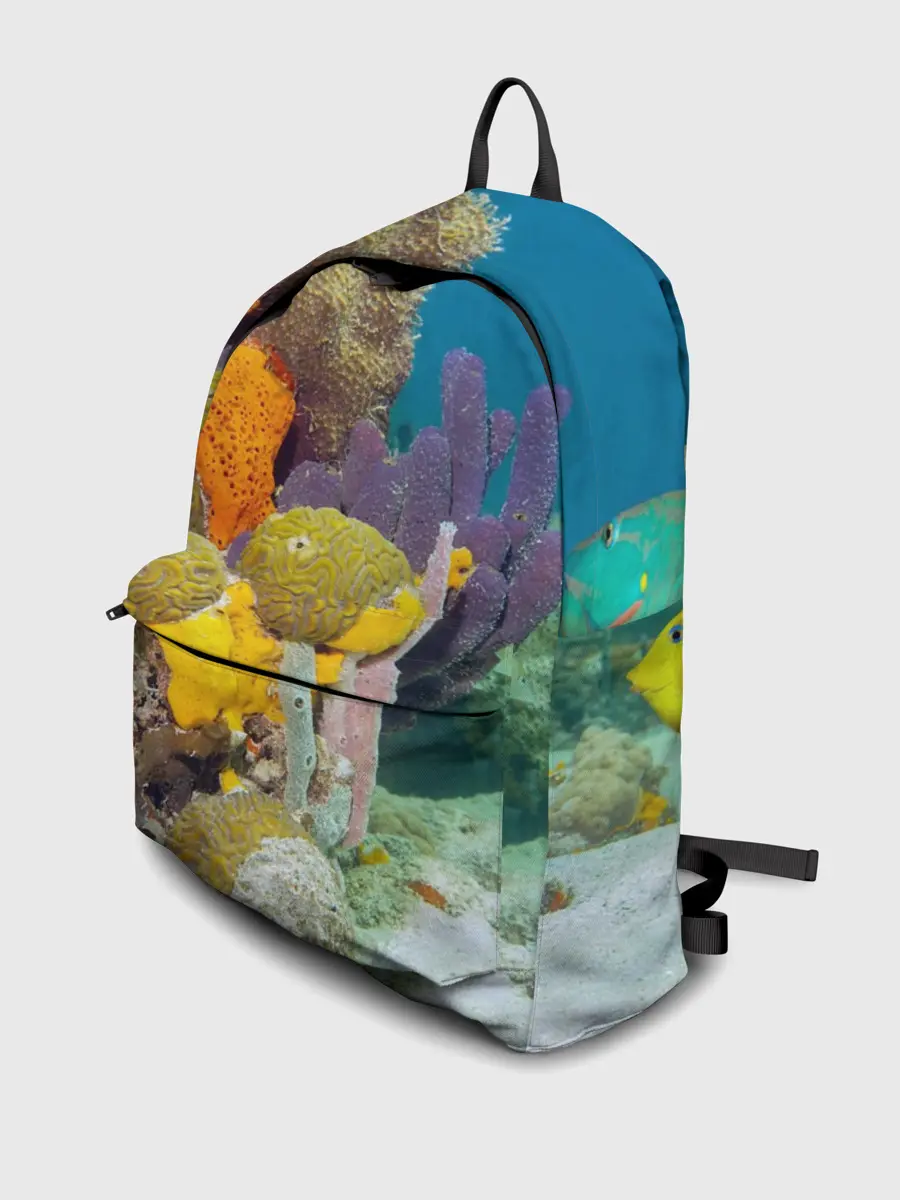 Рюкзак джинсовый / Морской мир