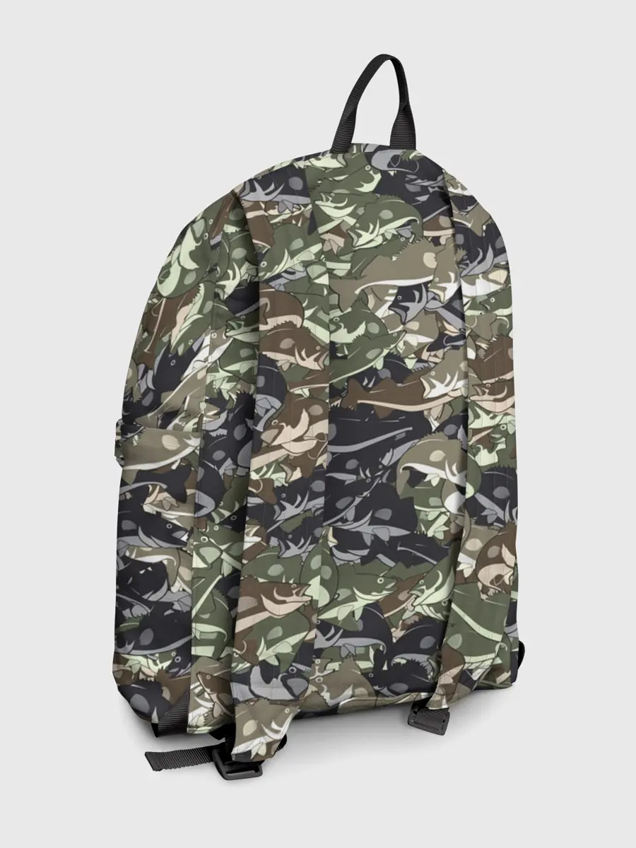 Рюкзак джинсовый / Камуфляж для рыбака