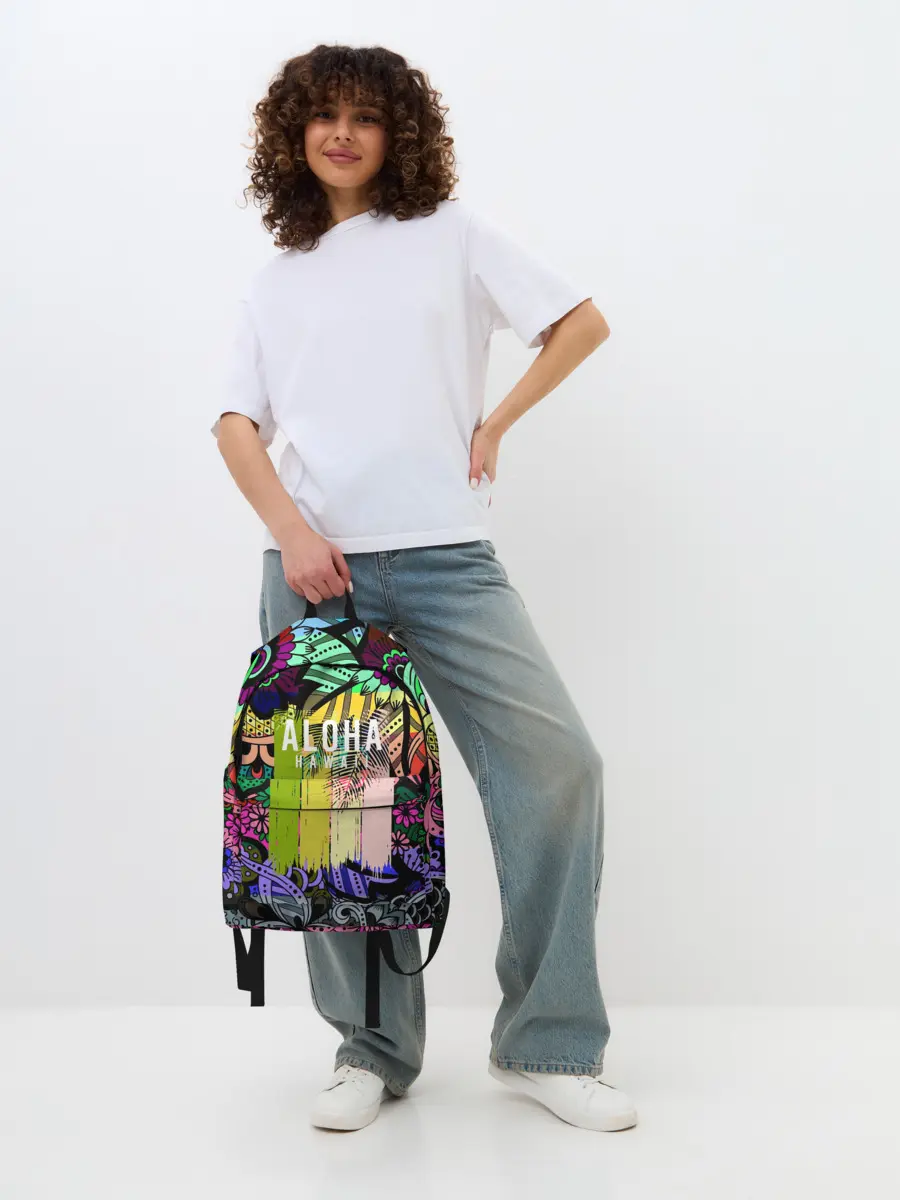 Рюкзак джинсовый / АЛОХА ГАВАЙИ | ALOHA HAWAII