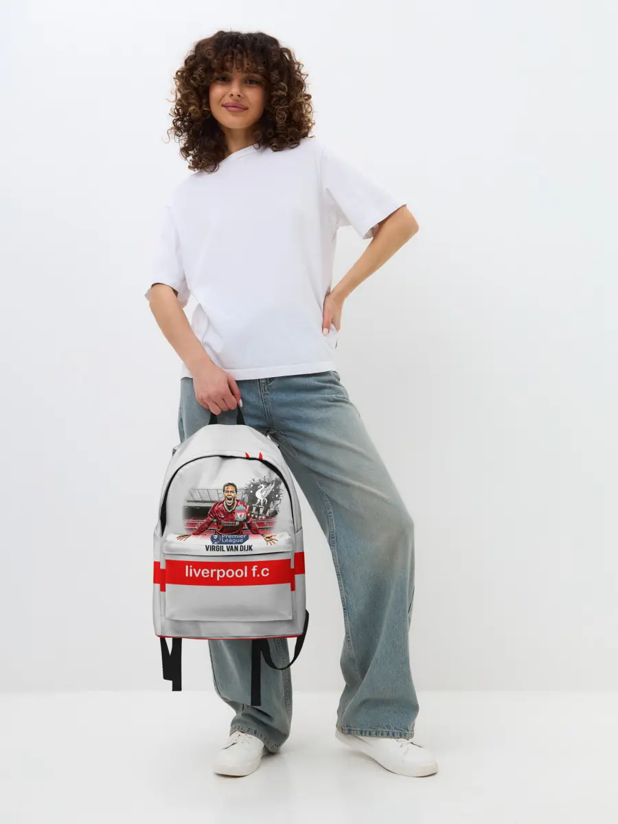 Рюкзак джинсовый / Вирджил ван Дейк YNWA