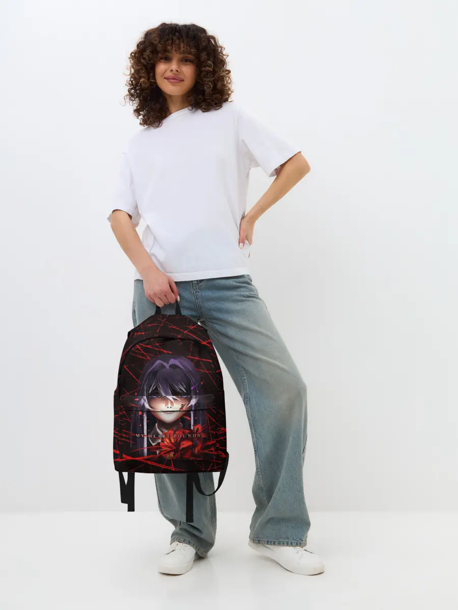 Рюкзак джинсовый / Doki Doki Literature Club Юри