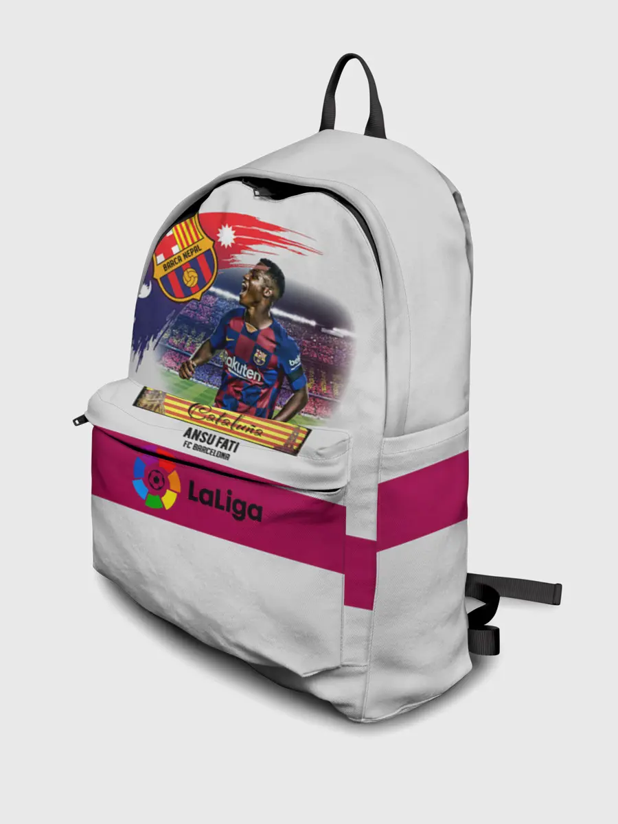 Рюкзак джинсовый / Фати игрок Барселоны