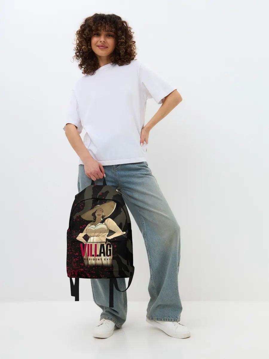 Рюкзак джинсовый / Resident Evil Village Blood