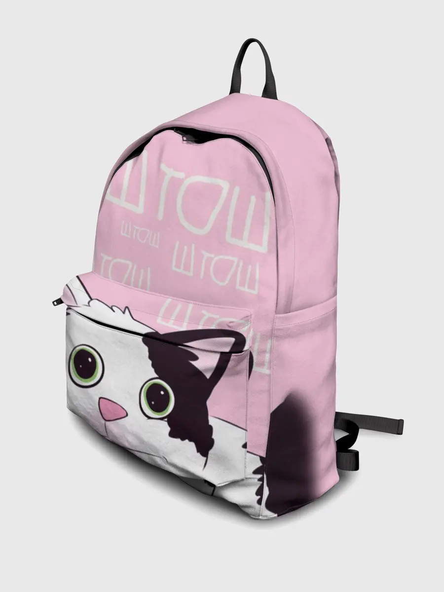 Рюкзак джинсовый / котик штош