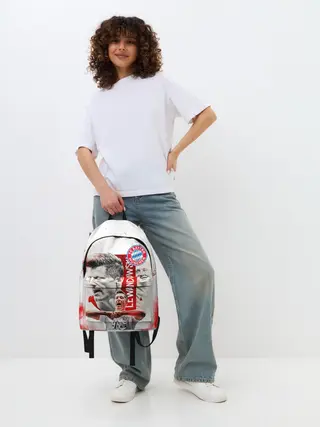 Рюкзак джинсовый / РОБЕРТ ЛЕВАНДОВСКИ / БАВАРИЯ