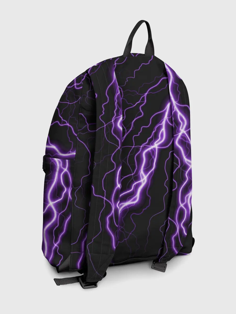 Рюкзак джинсовый / Keqing Genshin Impact / Молния