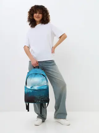 Рюкзак джинсовый / Под водой