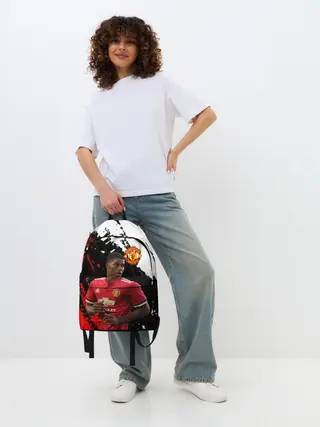 Рюкзак джинсовый / Manchester United: Рашфорд.