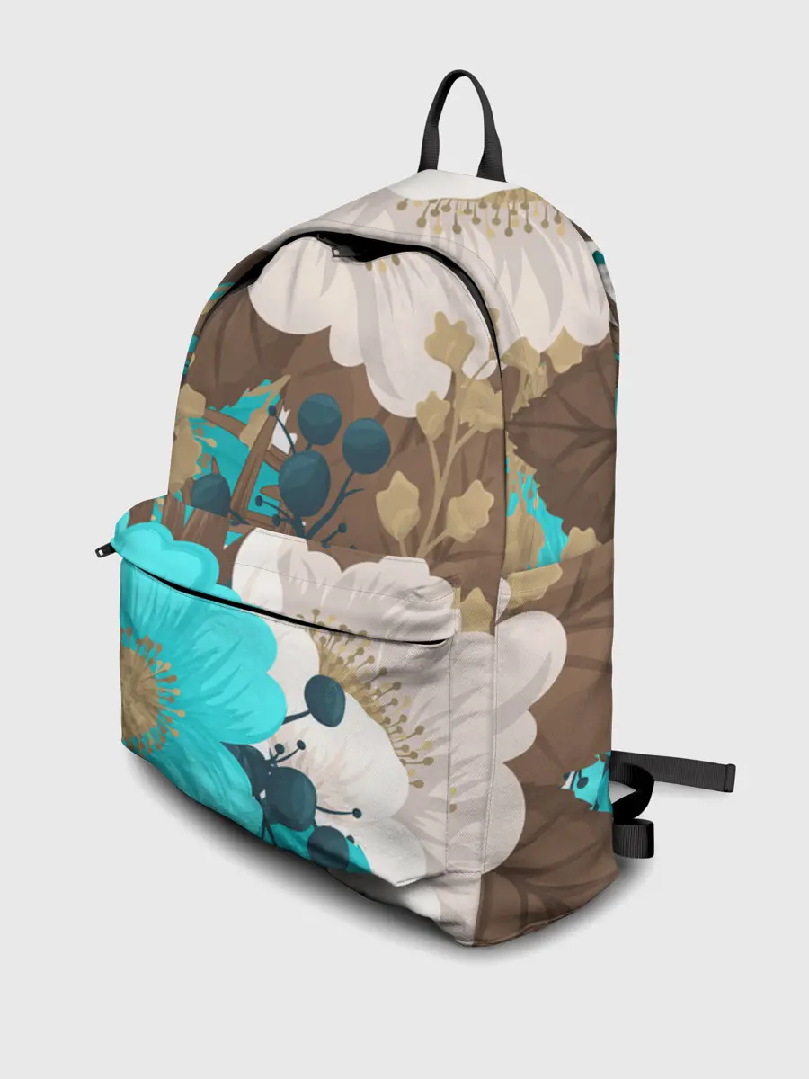 Рюкзак джинсовый / Красивые цвеТы