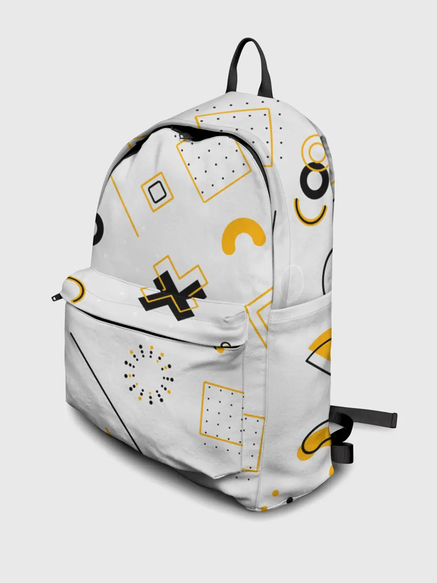 Рюкзак джинсовый / Геометрический узор