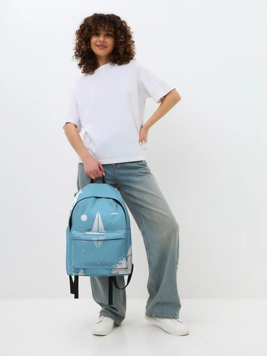 Рюкзак джинсовый / ОДИНОКИЙ ПАРУСНИК | SAILBOAT