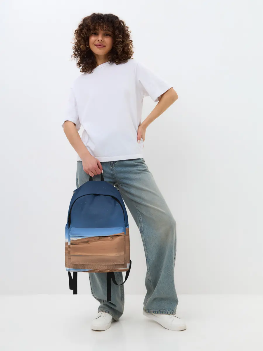 Рюкзак джинсовый / Пустыня