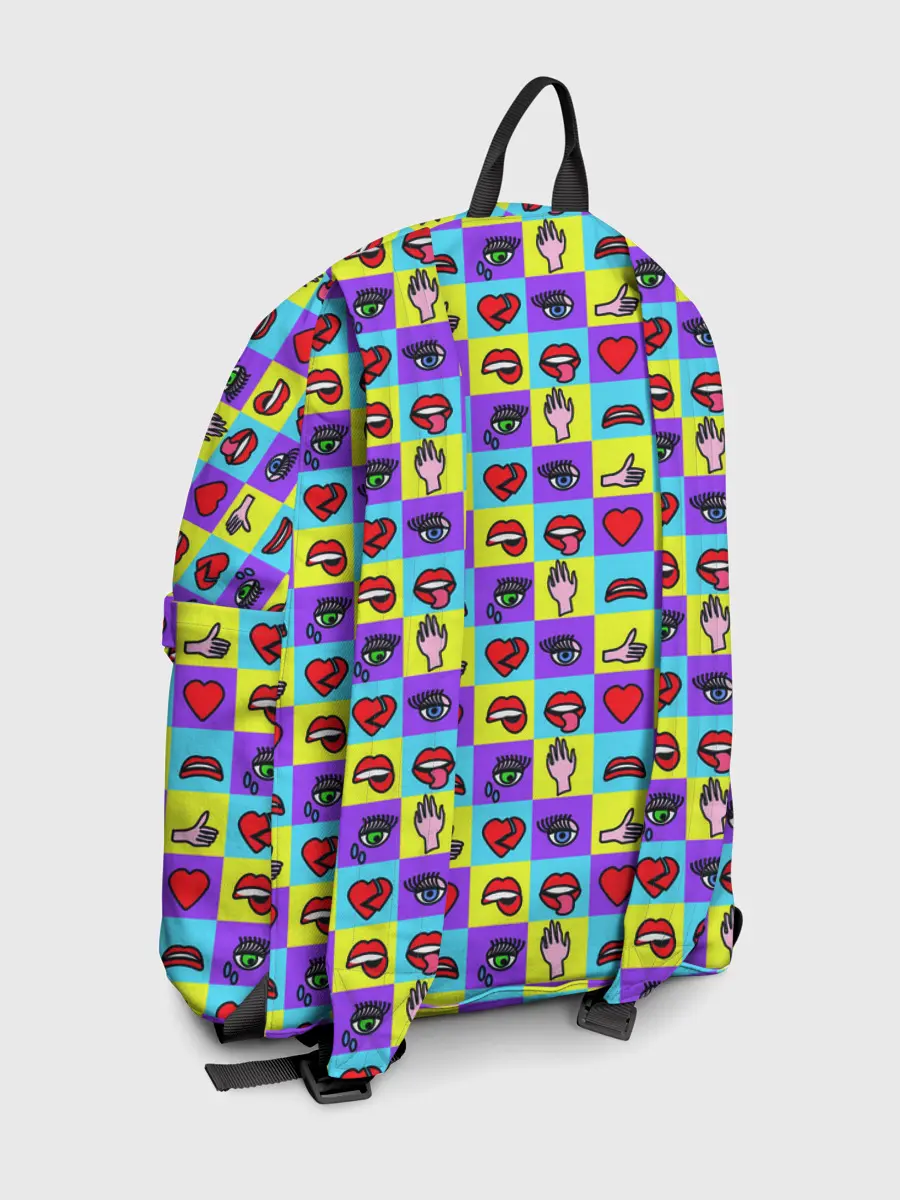 Рюкзак джинсовый / Поп-арт