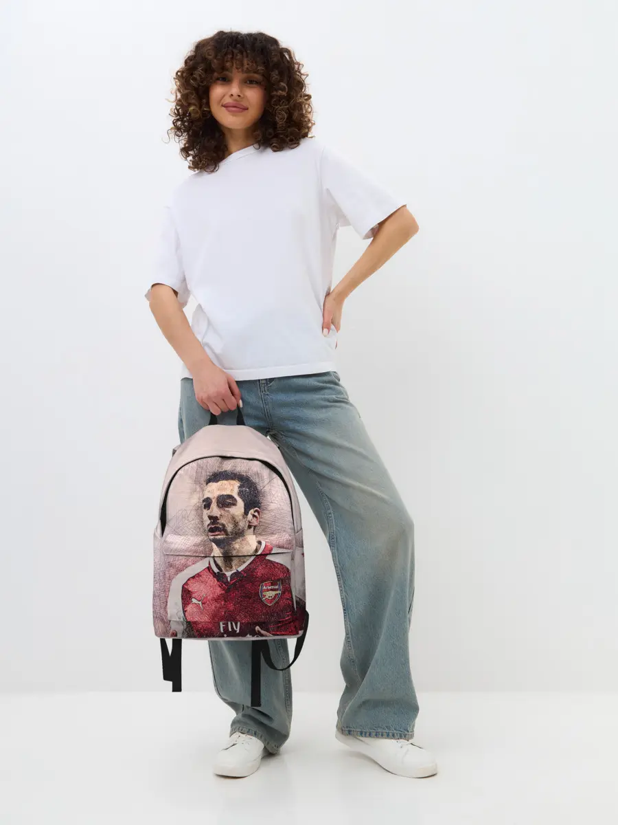 Рюкзак джинсовый / Генрих Мхитарян