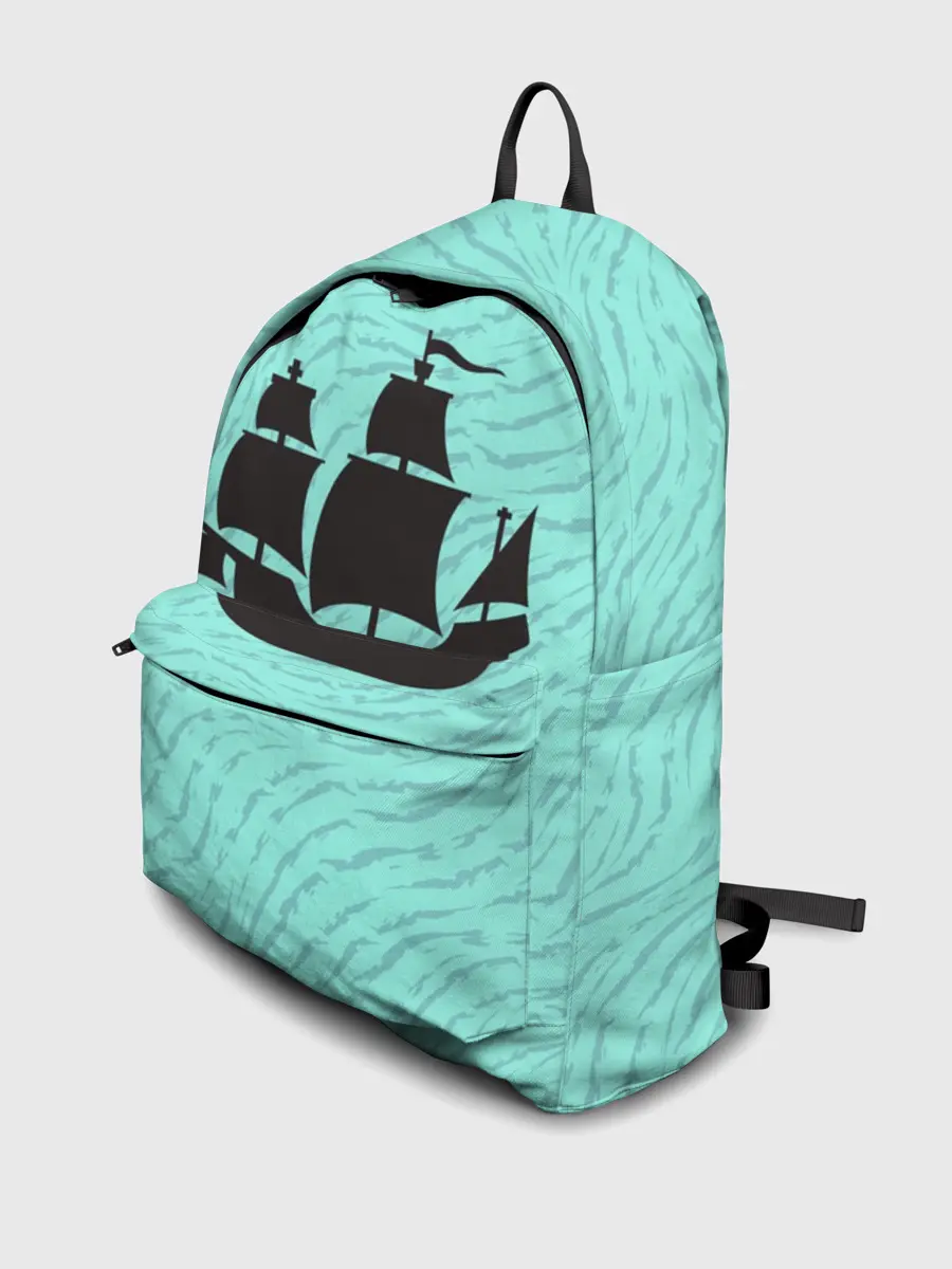 Рюкзак джинсовый / Корабль