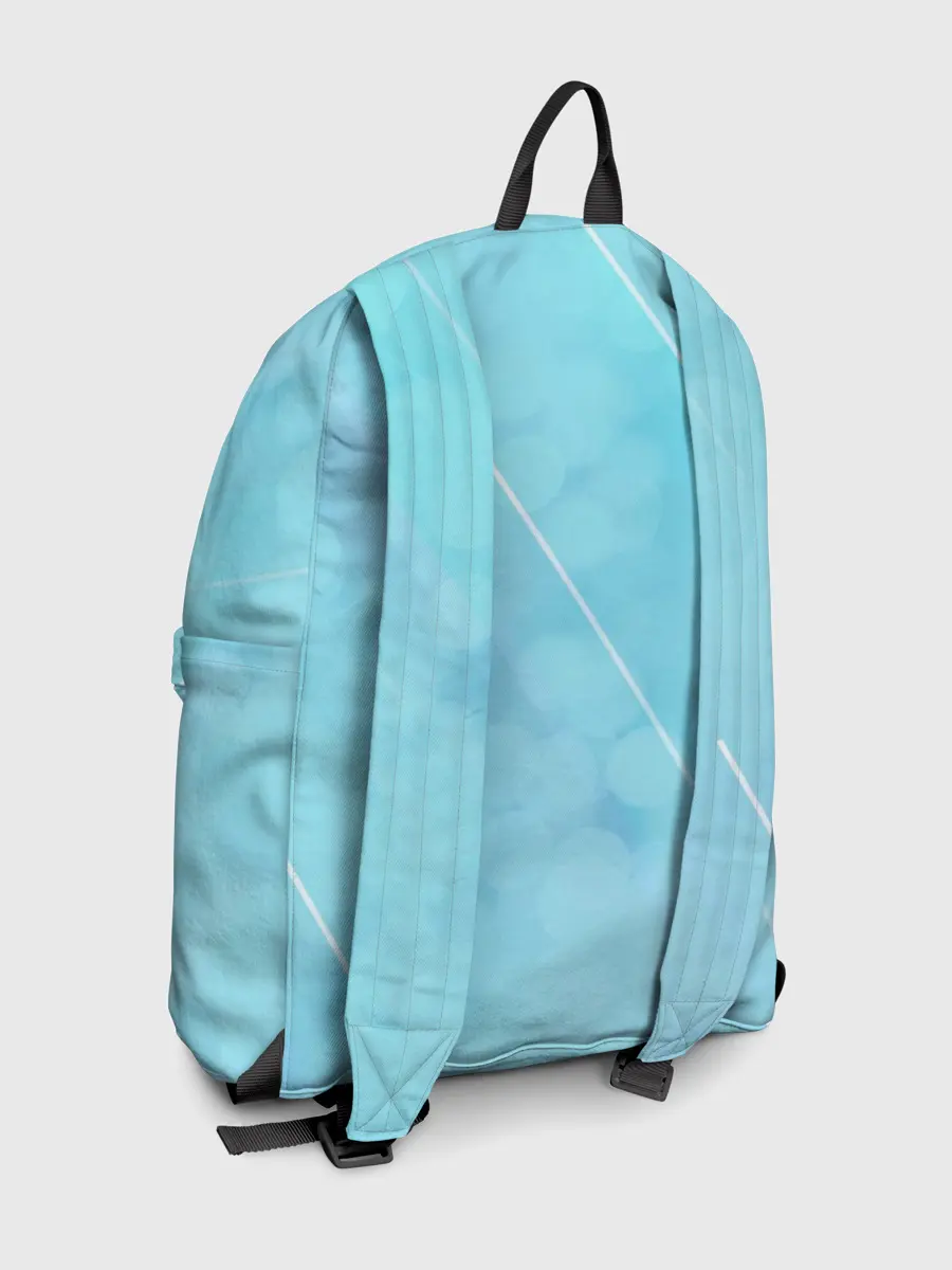 Рюкзак джинсовый / Два дельфина. I love you