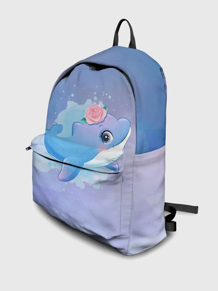 Рюкзак джинсовый / Дельфинчик