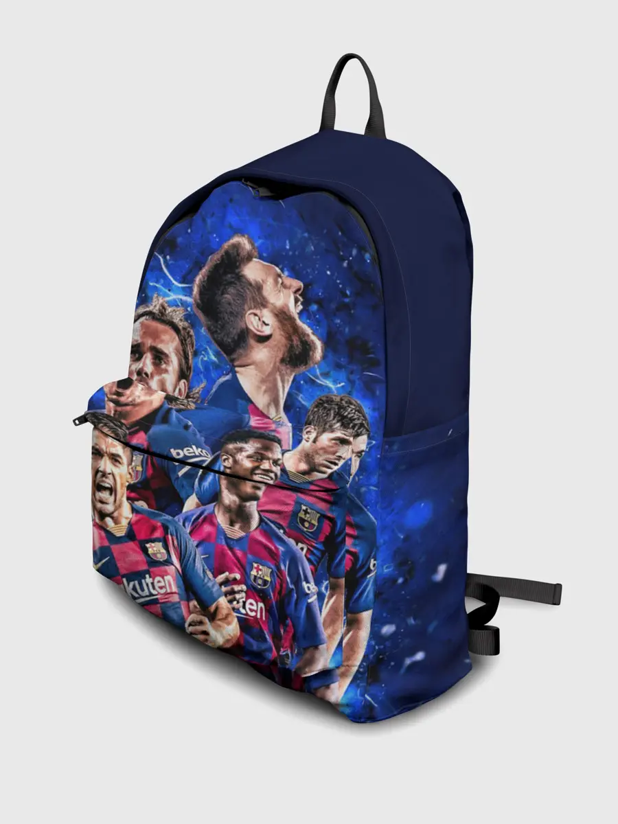 Рюкзак джинсовый / Месси и Суарес