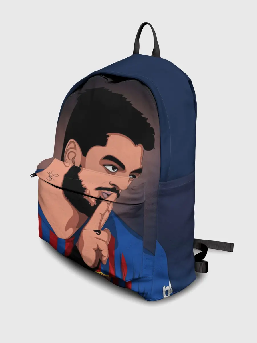 Рюкзак джинсовый / Луис Альберто Суарес